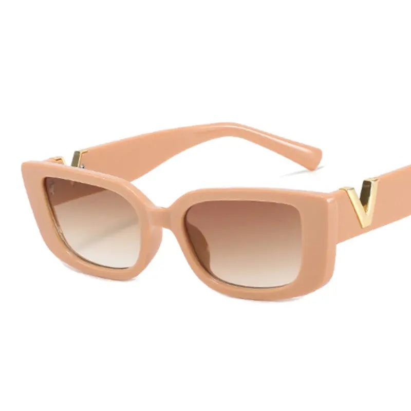 Rectangle Retro Sunglasses - GLR SHOPPING