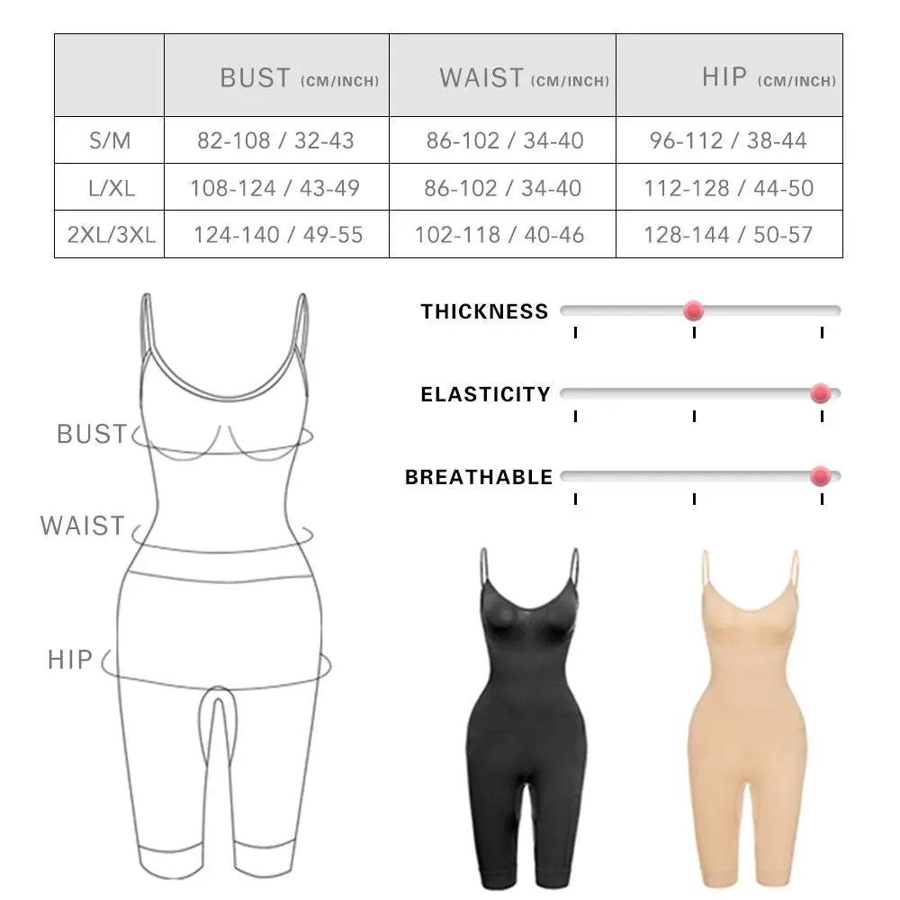Women Shape Wear Tummy Control Shorts High-Waist Shaper Bodysuit SP - GLR SHOPPING