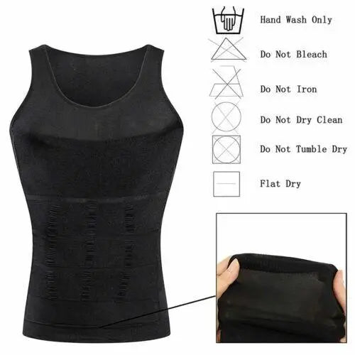 Men's Slimming Vest Body Shaper Corrective Posture Belly Compression - GLR SHOPPING