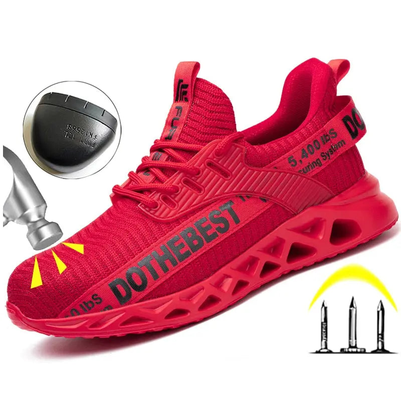 Steel Toe Lightweight Safety Sneakers - GLR SHOPPING