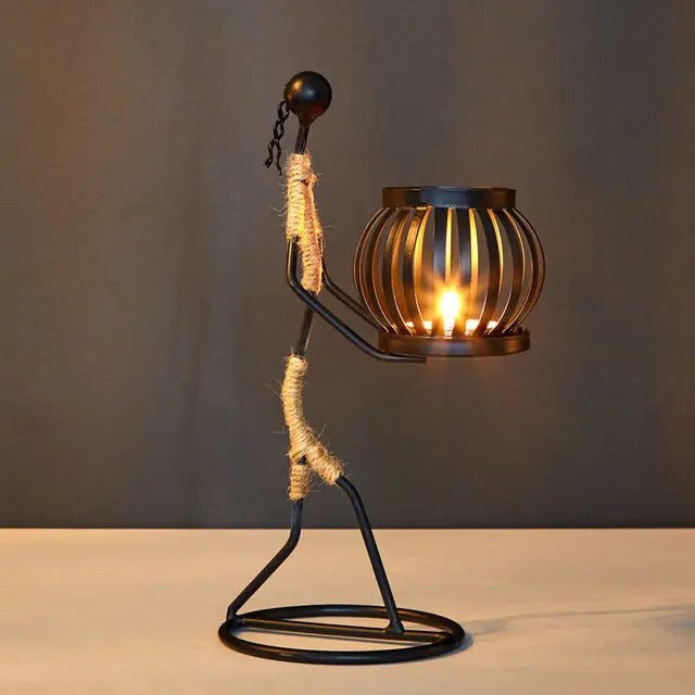 Lantern Shape Candlestick - GLR SHOPPING