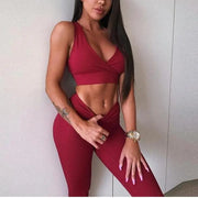 Seductive V Fitness 2 Piece Set - GLR SHOPPING