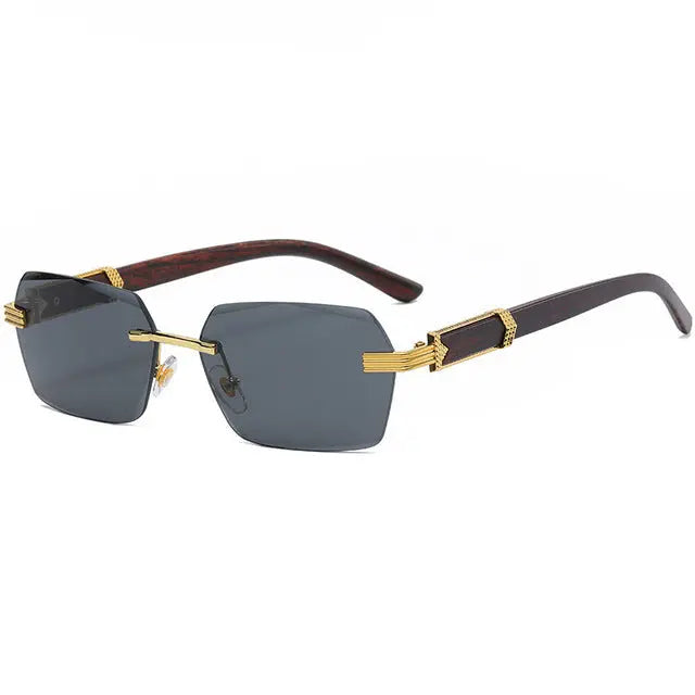 Rimless Steampunk Frameless Sunglasses - GLR SHOPPING