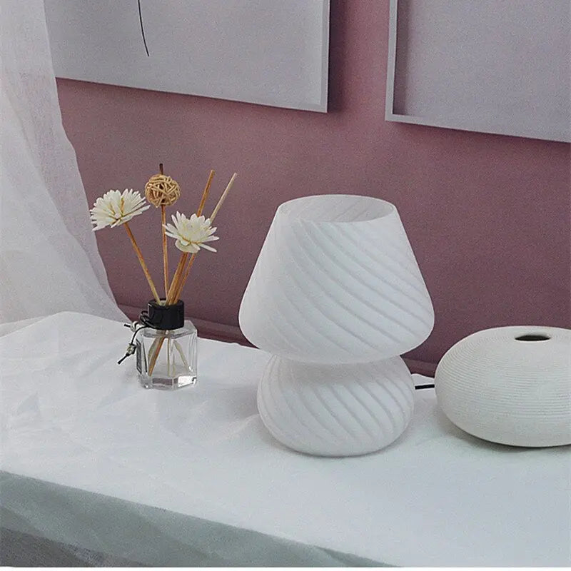 Glass Translucent Bedside Lamp - GLR SHOPPING