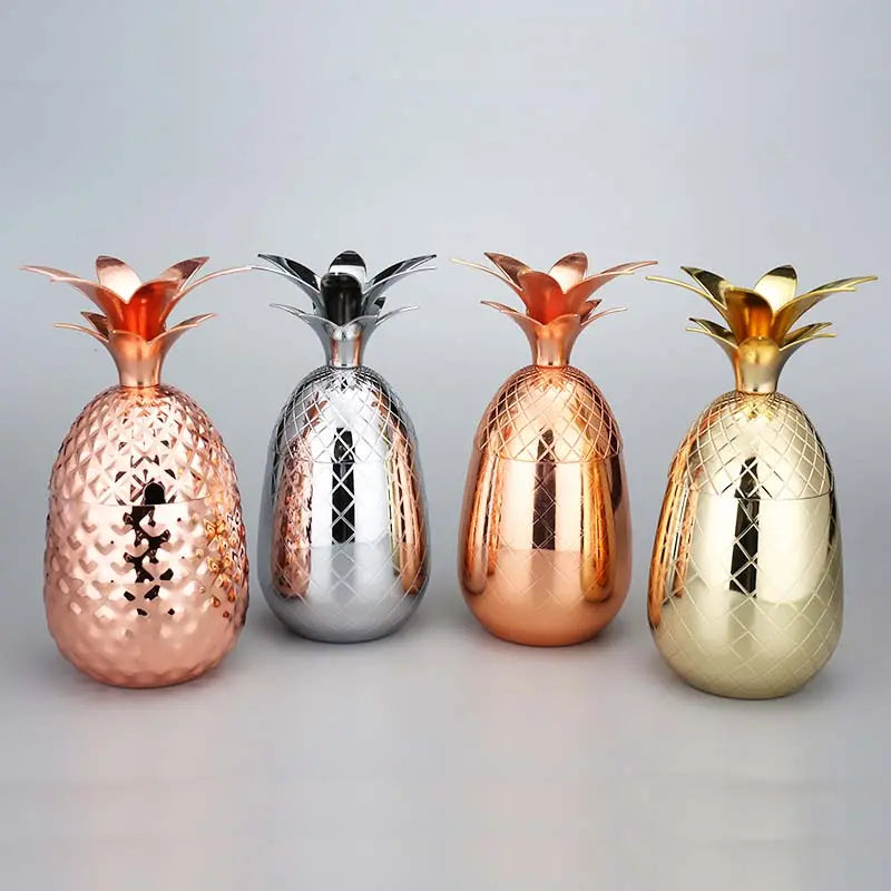 Pineapple Cups Tumbler Wineglass 3 Colors Cocktail Drinking Winebowls Mugs Bar Tools - GLR SHOPPING