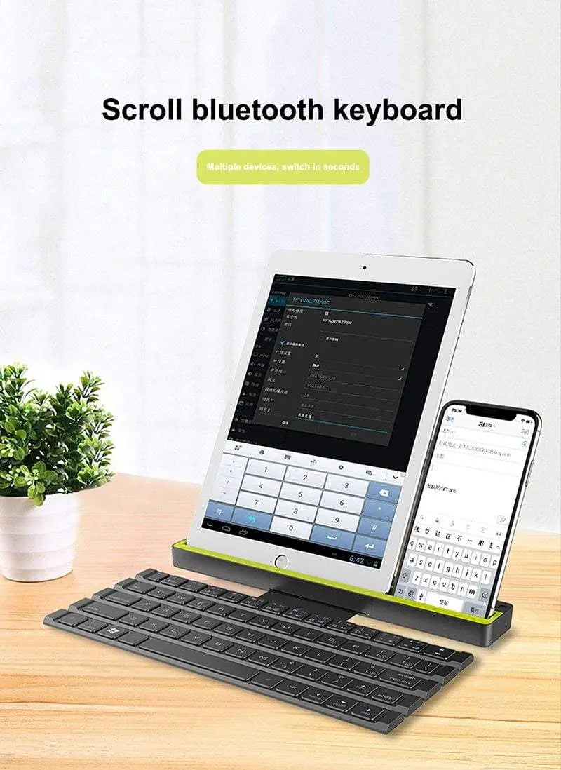 Flexible Roll Folding Bluetooth Keyboard - GLR SHOPPING