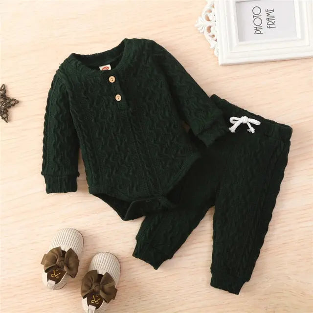 2Pcs Suit Toddler Long Sleeve Romper - GLR SHOPPING