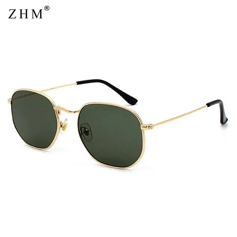 Men's Square Metal Frame Sunglasses - GLR SHOPPING