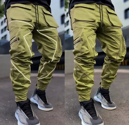 Reflective Cargo Pants - GLR SHOPPING