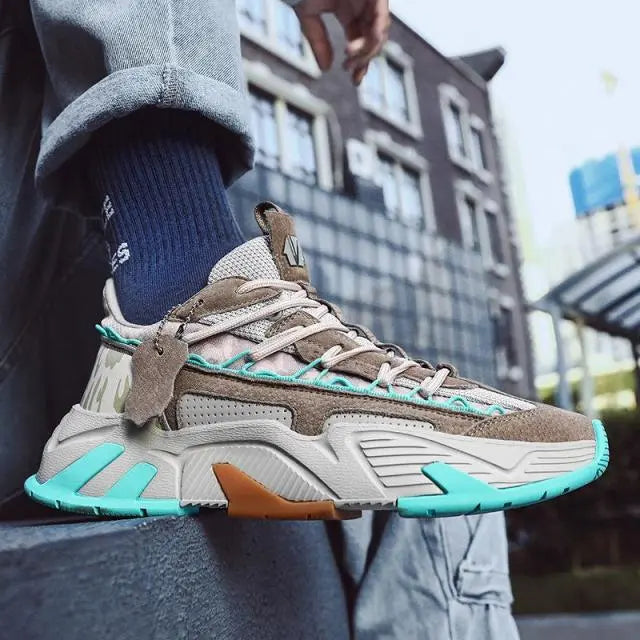 Trend Men Sneakers 2021 Roman Breathable Sports Running Shoes Men Chunky Sneakers Street Style Comfortable Male Casual Shoes - GLR SHOPPING