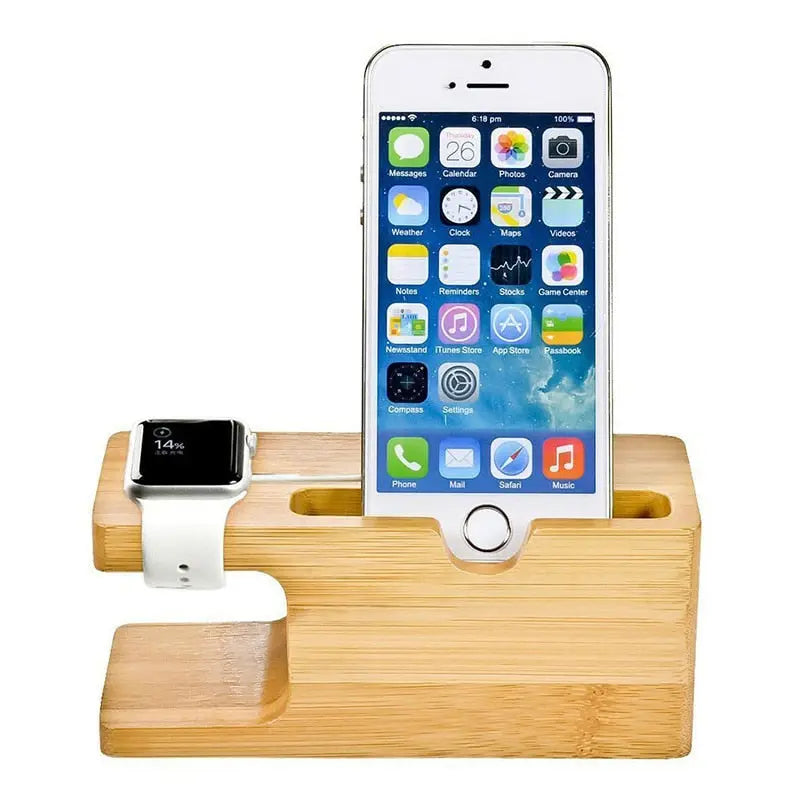 Wood Charger Station - GLR SHOPPING