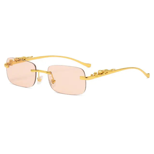 Vintage Rimless Square Sunglasses - GLR SHOPPING