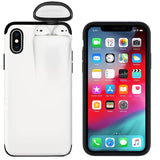 Iphone Cover with Hard Case Airpods Holder