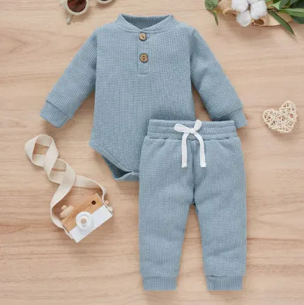 2Pcs Suit Toddler Long Sleeve Romper - GLR SHOPPING