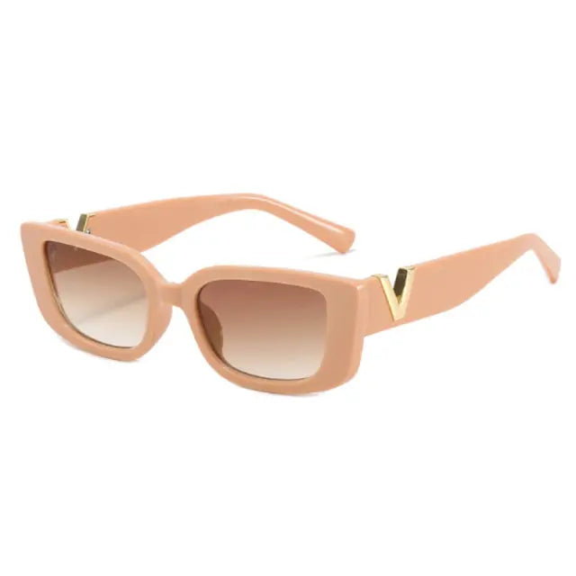 Rectangle Retro Sunglasses - GLR SHOPPING