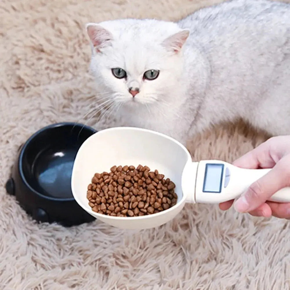 Electronic Pet Food Scale Cup Measuring Scoop Pet Essentials-11