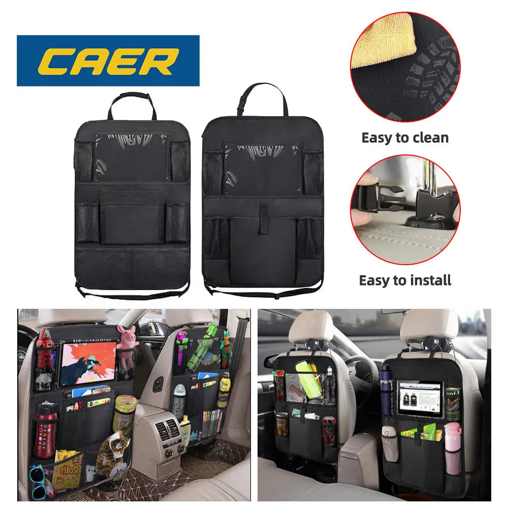 Car Backseat Organizer with Touch Screen Tablet Holder - GLR SHOPPING