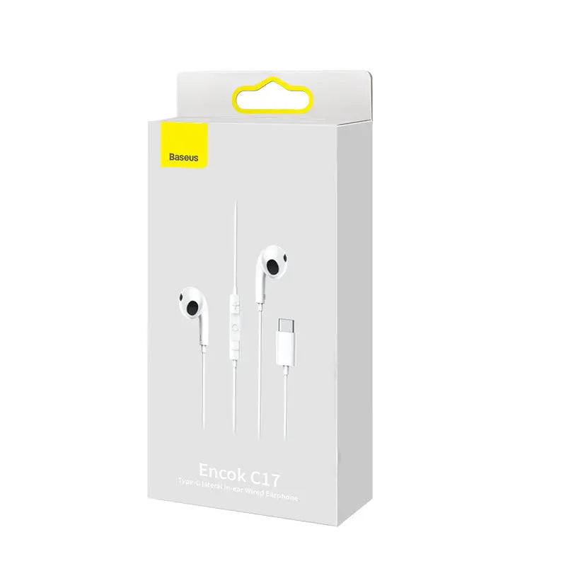 Type C Lateral In-ear Wired Earphone - GLR SHOPPING