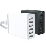 Fast Charger ower 50W 6-Port 1.6m USB Desktop Charging Station SP - GLR SHOPPING