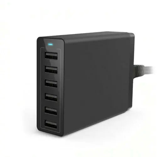 Fast Charger ower 50W 6-Port 1.6m USB Desktop Charging Station SP - GLR SHOPPING