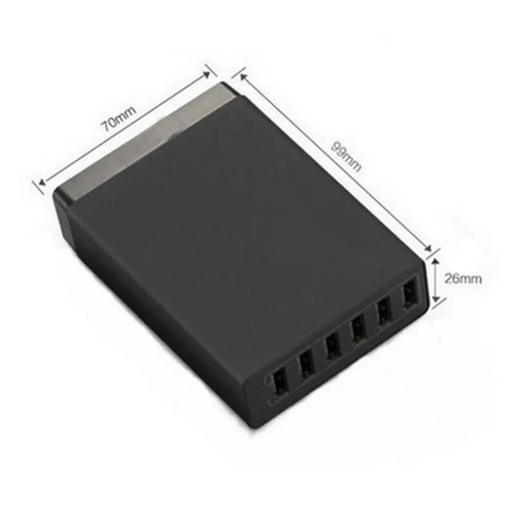 Fast Charger ower 50W 6-Port 1.6m USB Desktop Charging Station SP - GLR SHOPPING