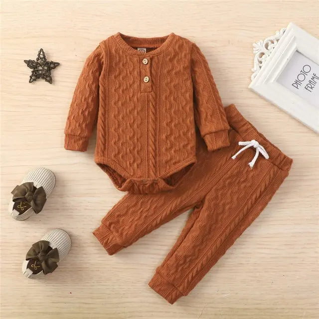2Pcs Suit Toddler Long Sleeve Romper - GLR SHOPPING
