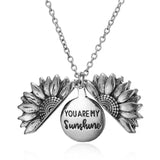 Sunflower Pendant Necklace