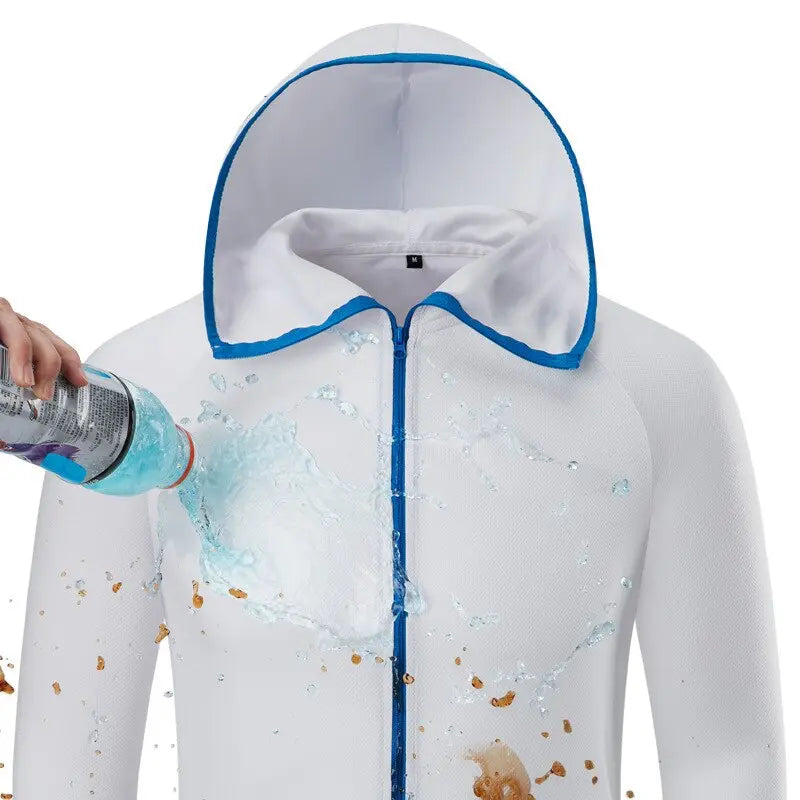 Waterproof Fishing Clothes Tech Hydrophobic Clothing Casual Outdoor Camping Hooded Jackets - GLR SHOPPING