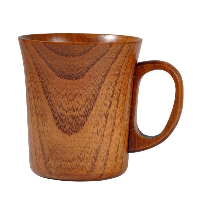 New Jujube Wood Cup Natural Spruce Wooden Cup Handmade Wooden Coffee Beer Mugs Wood Cup