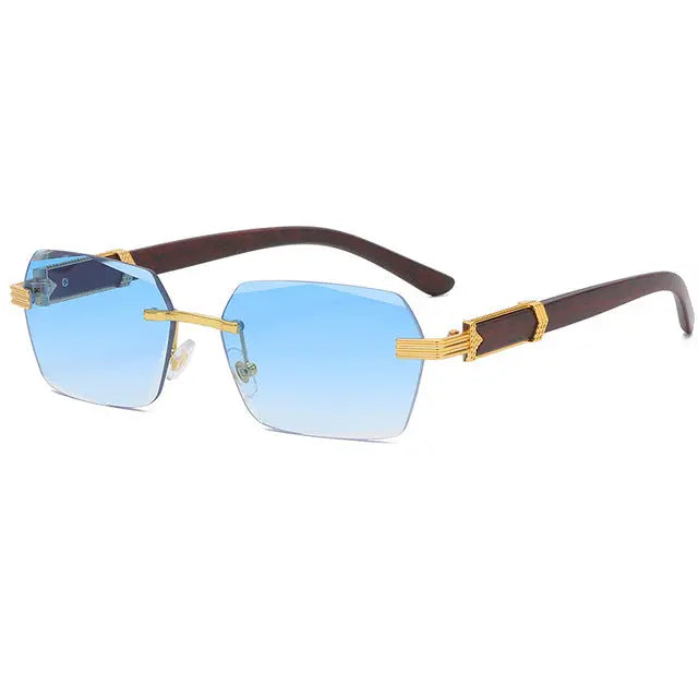 Rimless Steampunk Frameless Sunglasses - GLR SHOPPING