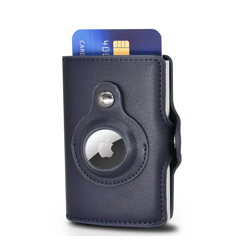a wallet with a credit card in it
