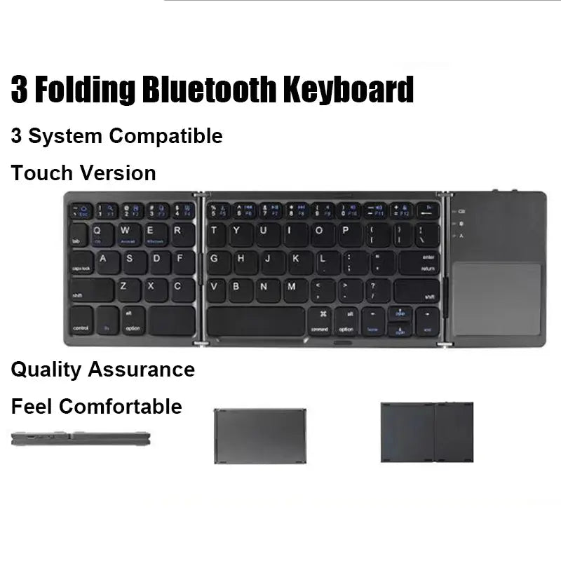 Triple Folding Keyboard - GLR SHOPPING
