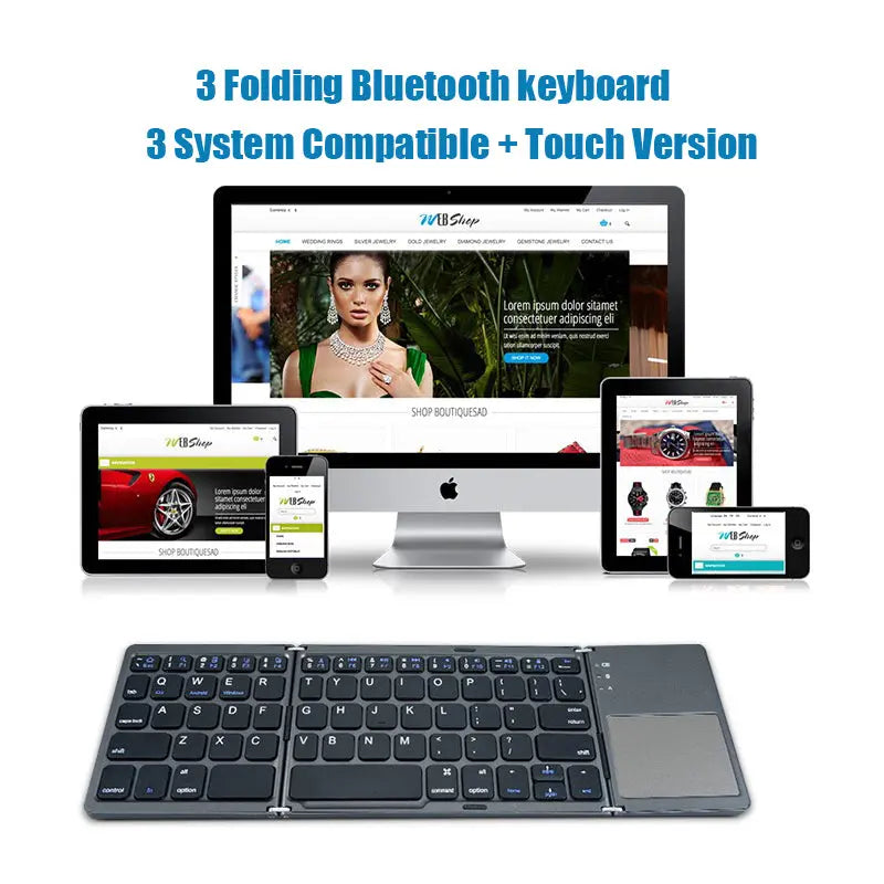 Triple Folding Keyboard - GLR SHOPPING