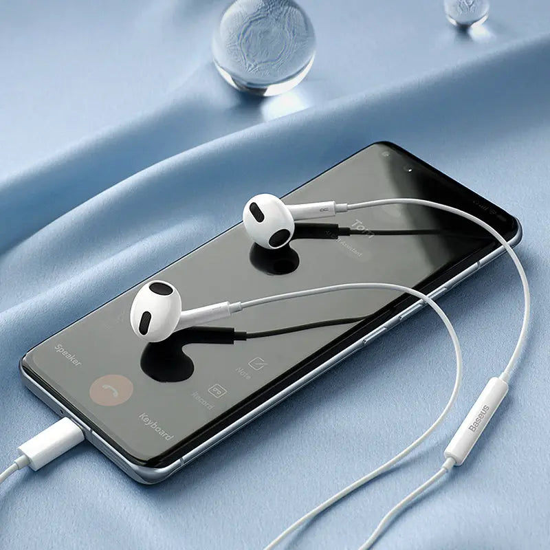Type C Lateral In-ear Wired Earphone - GLR SHOPPING