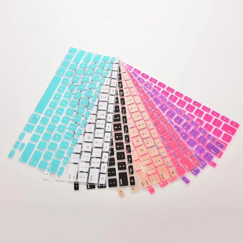 Candy Colors Silicone Keyboard Cover Sticker - GLR SHOPPING