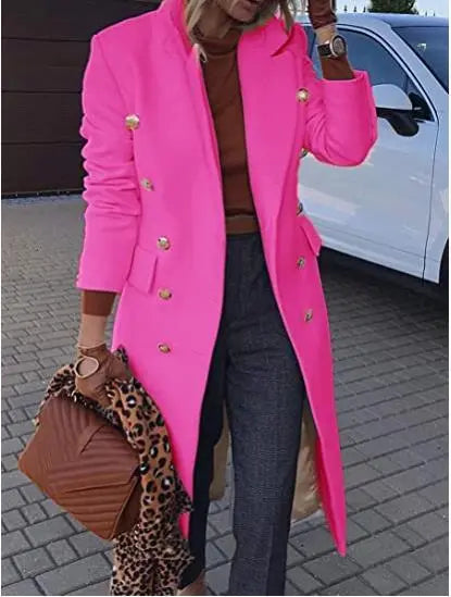 Double Breasted Long Blazers - GLR SHOPPING