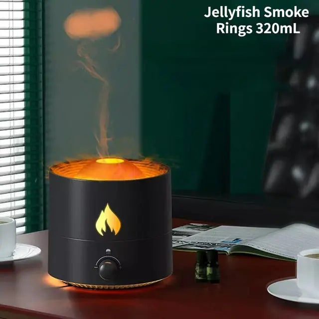 Flame Aroma Diffuser Essential Oil 360ml - GLR SHOPPING