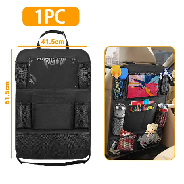 Car Backseat Organizer with Touch Screen Tablet Holder - GLR SHOPPING
