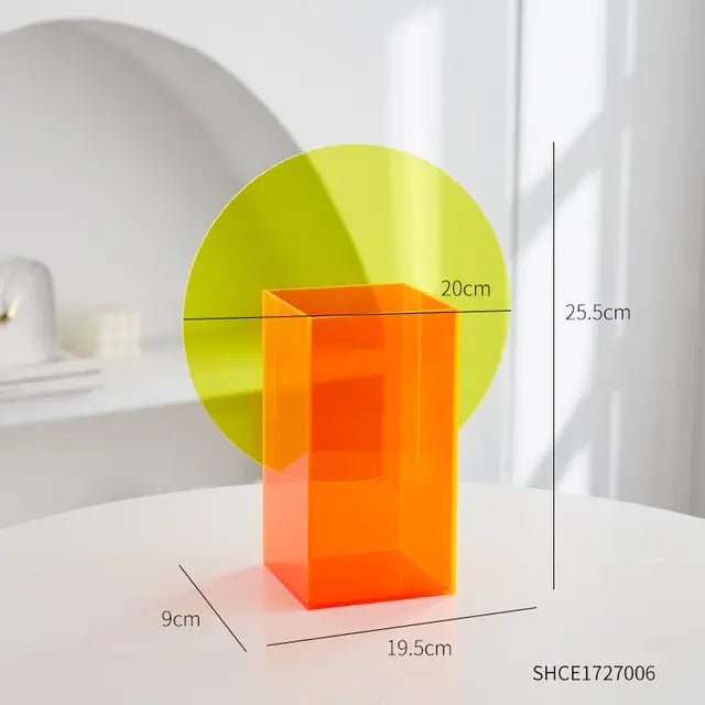 Minimalist Acrylic Vase - GLR SHOPPING