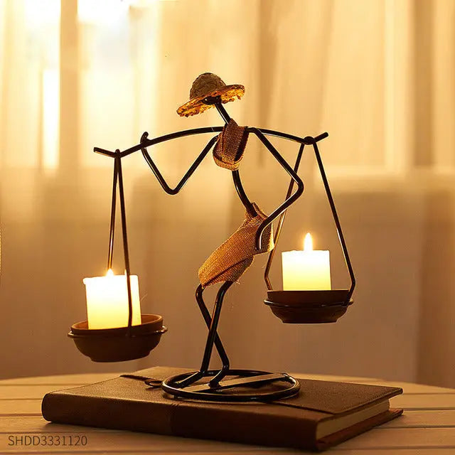Lantern Shape Candlestick - GLR SHOPPING