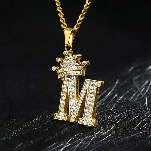 Zircon Alphabet Necklace - GLR SHOPPING