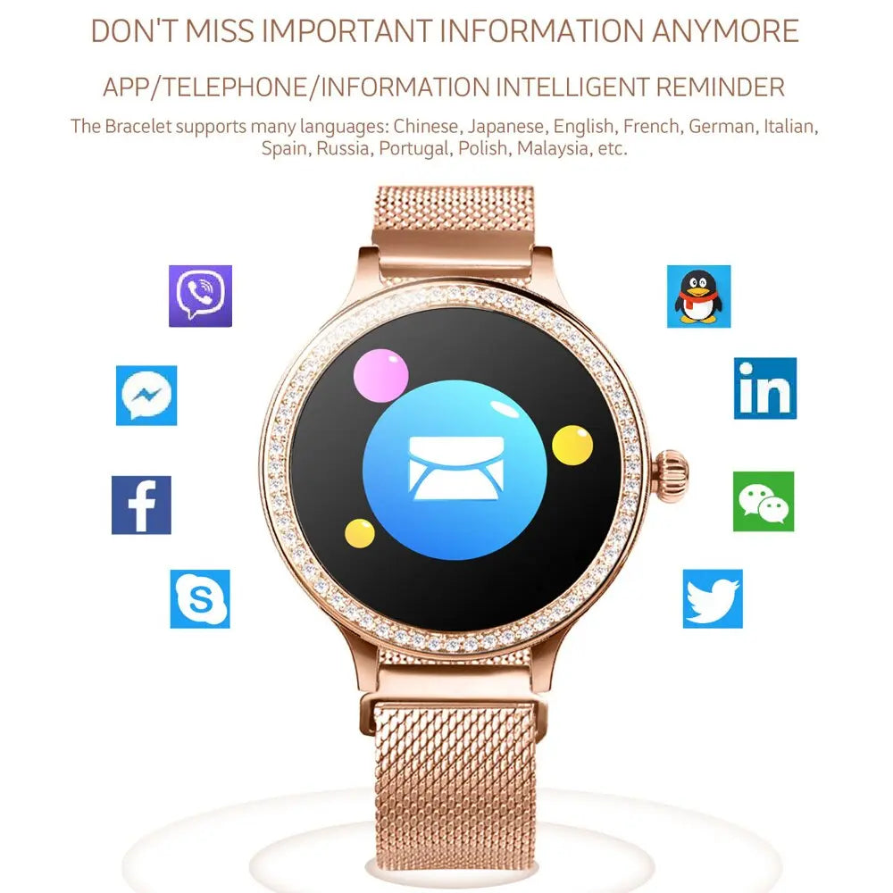 smart watch bracelet for women - GLR SHOPPING