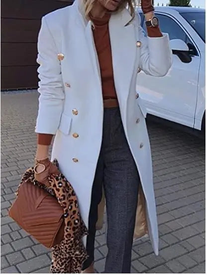 Double Breasted Long Blazers - GLR SHOPPING