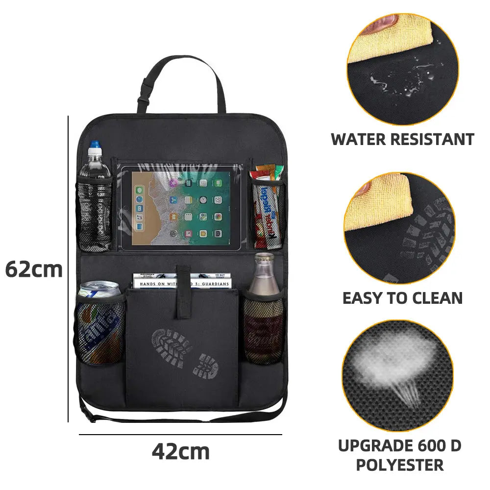 Car Backseat Organizer with Touch Screen Tablet Holder - GLR SHOPPING