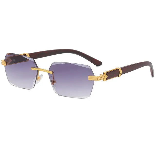 Rimless Steampunk Frameless Sunglasses - GLR SHOPPING