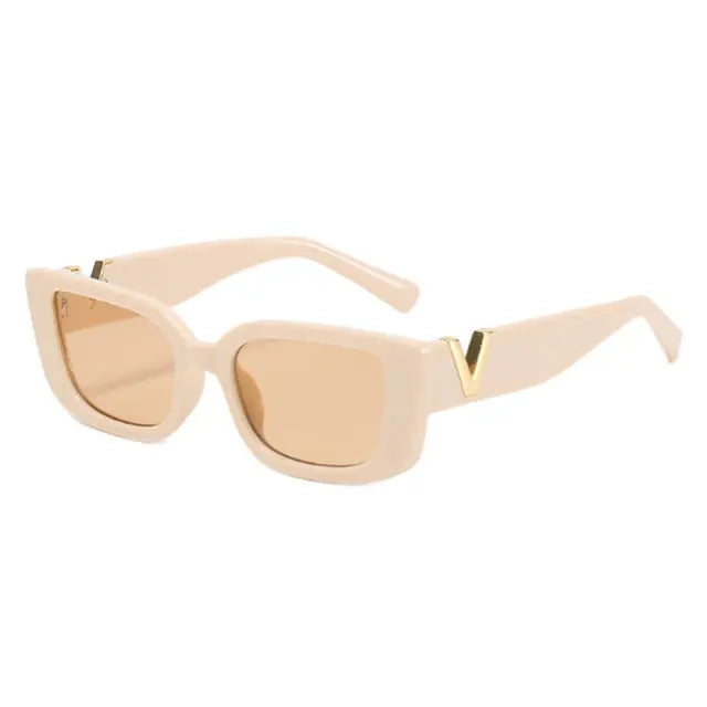 Rectangle Retro Sunglasses - GLR SHOPPING