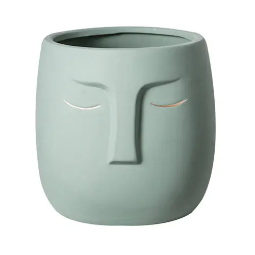 Ceramic Face Living Room Vase - GLR SHOPPING