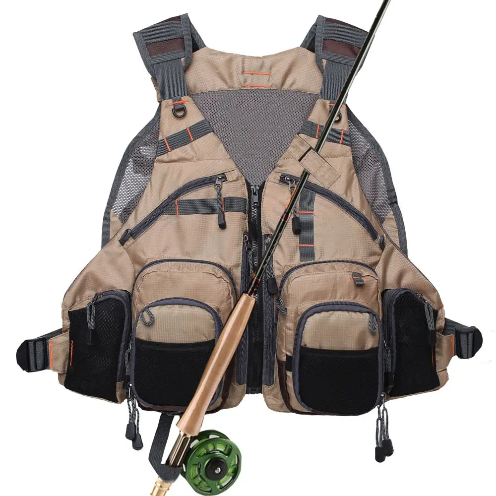 Fishing Vest Pack for Trout Fishing Gear and Equipment Multifunction Breathable Backpack - GLR SHOPPING