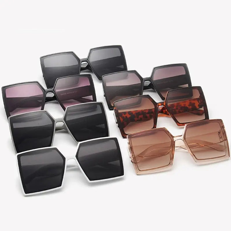 Women's Square Sunglasses Oversized - GLR SHOPPING