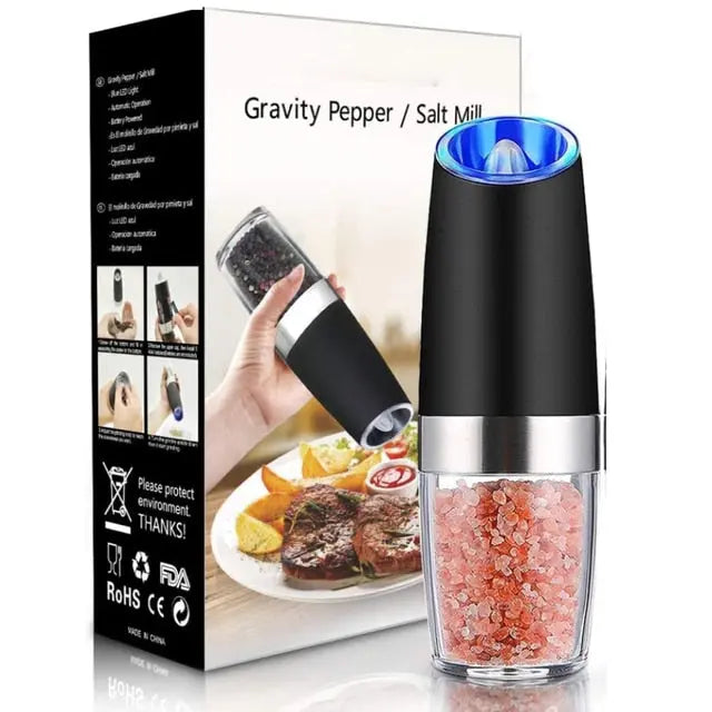 Electric Pepper Mill Stainless Steel Set - GLR SHOPPING